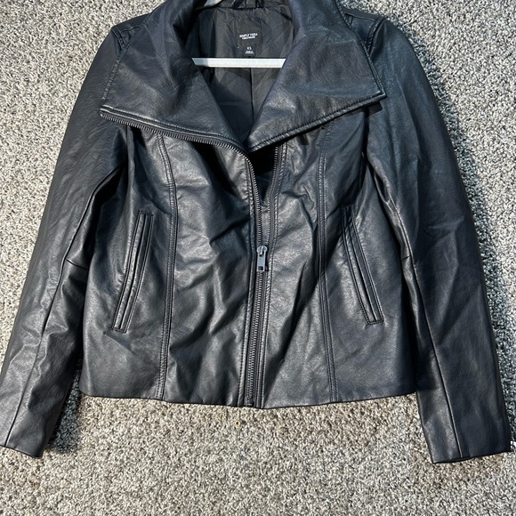 NWOT women’s Simply Vera Vera Wang Moto jacket SZ XS - Picture 3 of 7